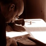 Lire la suite à propos de l’article Après-midi couture traditionnelle et atelier “Préceptes bouddhiques”
