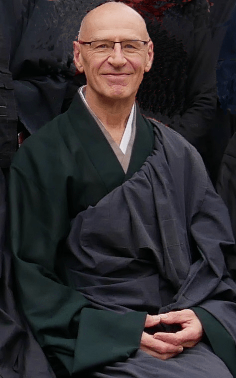 Le moine Ryugen Jean-François Vercauteren, responsable du Centre bouddhiste zen du Brabant Wallon